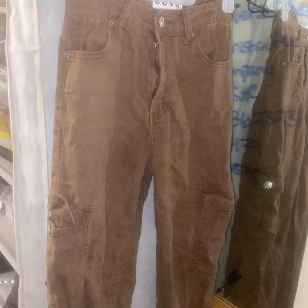Brown cargo pants